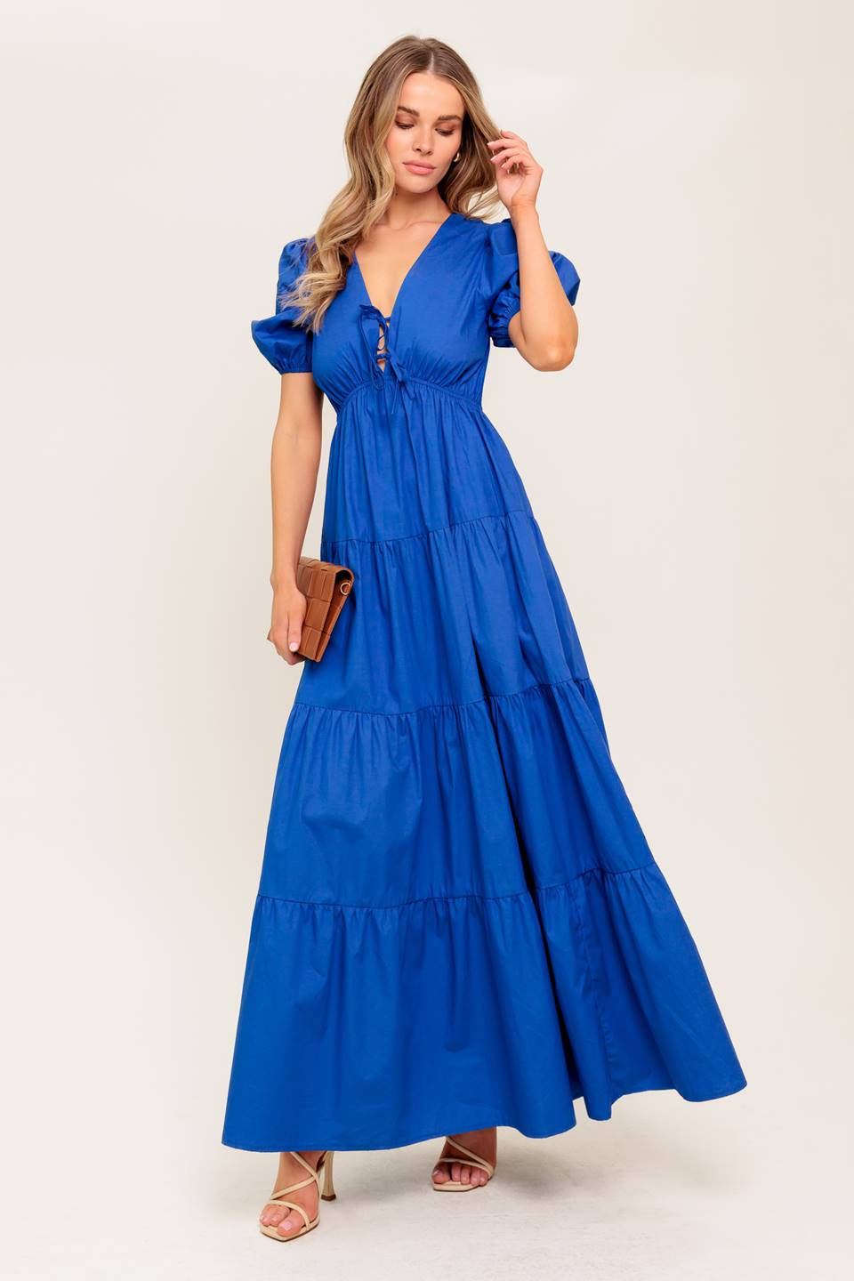 SUMMER GLOW WOVEN MAXI DRESS Flying Tomato